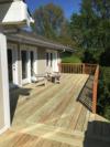 (After) Bloomingdale IL wood deck replacement A-Affordable Decks 2017