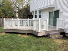 A-Affordable Decks 2019 Elk Grove Village composite deck (after)