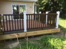 (After) Wheaton Trex Transcend deck. A-Affordable Decks 2016