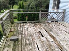 Bolingbrook Illinois deck 2015 (before) by A Affordable Decks