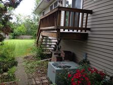 Downers Grove Illiois deck (before) A Affordable Decks