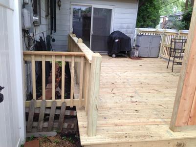 Bolingbrook Illinois deck A Affordable Decks 2015