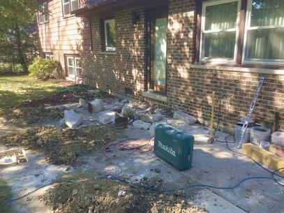 Darien Illinois deck (before) A Affordable Decks