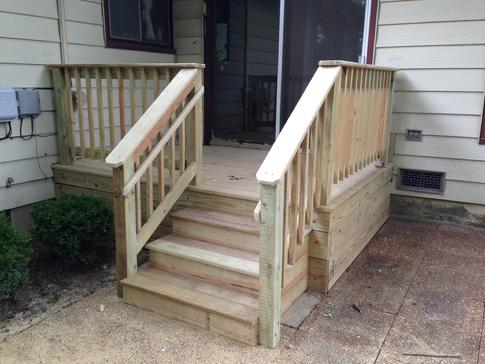 Lisle IL small deck replacement 2015