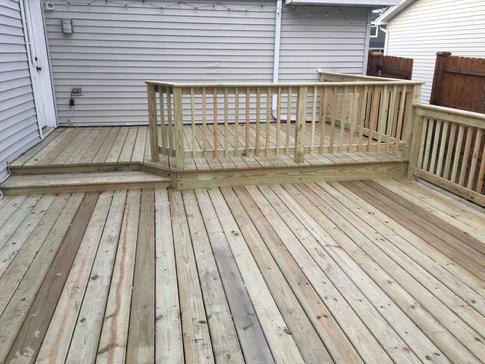 Bloomingdale IL deck 2017 - deck builder A-Affordable Decks