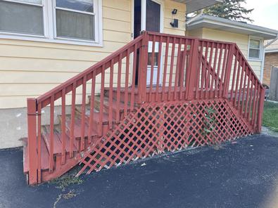 2025 Villa Park deck (before) A-Affordable Decks