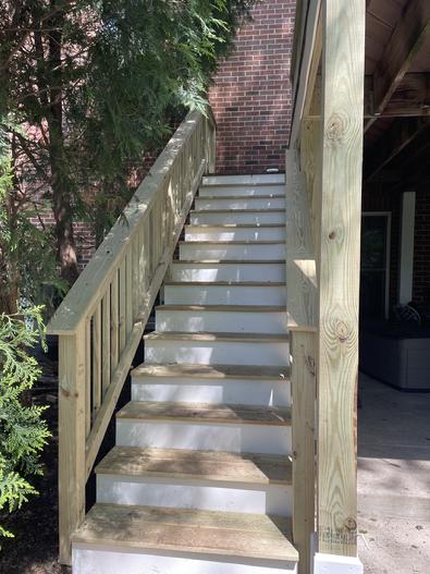 New staircase in Downers Grove 2026 A-Affordable Decks Lombard