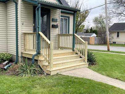Villa Park porch 2025 (after) - A-Affordable Decks