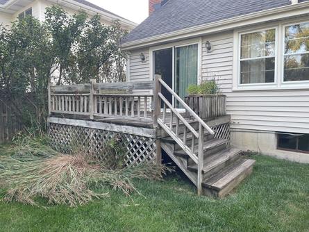 Glen Ellyn deck 2026 before -A-Affordable Decks
